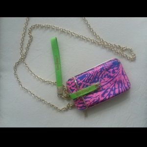 Lilly Pulitzer Crossbody Bag Sapphire Blue Gold